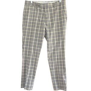 Topman Super Skinny Plaid Pants with Pockets Size 32 x 32